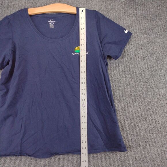 The Nike Tee Round Neck Short Sleeve Pullover Co-Alliance T-Shirt Blue Size 2XL - Picture 12 of 14